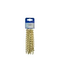 CATENA DECORATIVA PRETAGLIATA Ø 2 MM. IN ACCIAIO OTTONATO 2,5 MT.