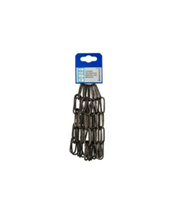 CATENA DECORATIVA PRETAGLIATA Ø 3 MM. MARTELLATA IN ACCIAIO BRUNITO 2,5 MT.