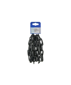 CATENA DECORATIVA PRETAGLIATA Ø 4 MM. IN ACCIAIO NERO 2,5 MT.