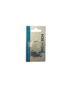 GIUNZIONE A BASTONCINO PER CATENELLA A PALLINI DA Ø 3,6 MM. - NICHELATO - 10 PZ.