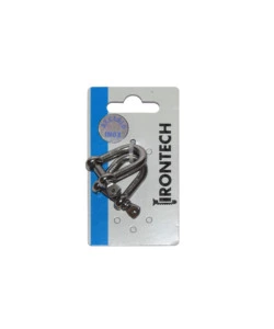 GRILLO DRITTO Ø 6 MM. IN ACCIAIO INOX A4 - AISI 316 - 2 PZ.