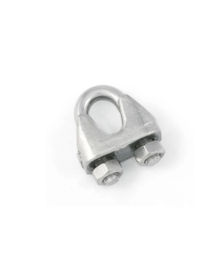 MORSETTO PER FUNI Ø 8 MM. IN ACCIAIO INOX A4 - AISI 316 - 2 PZ.