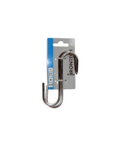 GANCI "MACELLAIO" IN ACCIAIO STAGNATO 5 X 120 - 2 PZ.