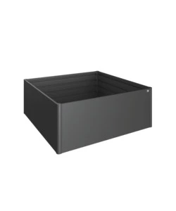 AIUOLA RIALZATA 2X2 GRIGIO SCURO METALLIZZATO - BIOHORT. 65035