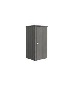 ARMADIO PER ATTREZZI BIOHORT "MISURA 90" IN ACCIAIO ZINCATO GRIGIO QUARZO METALLIZZATO, 93X83X182,5 CM - 30030