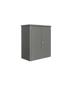 ARMADIO PER ATTREZZI BIOHORT "MISURA 150" GRIGIO QUARZO METALLIZZATO, 155X83X182,5 CM - 30010