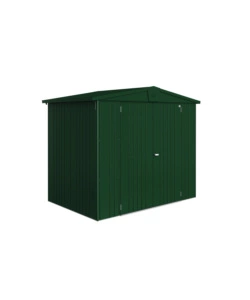 CASETTA DA GIARDINO BIOHORT "EUROPA  3" IN ACCIAIO ZINCATO COLORE VERDE SCURO 244X156X203 CM