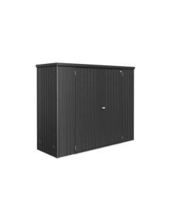 ARMADIO PER ATTREZZI BIOHORT "MISURA 230" IN ACCIAIO ZINCATO GRIGIO SCURO METALLIZZATO, 277X83X182,5 CM - 31080