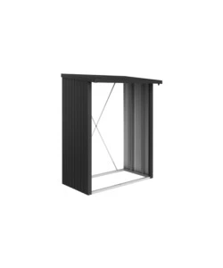 LEGNAIA BIOHORT "WOODSTOCK 150" IN ACCIAIO ZINCATO GRIGIO SCURO METALLIZZATO, 157X102X199 CM - 37010