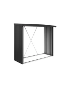 LEGNAIA BIOHORT "WOODSTOCK 230" IN ACCIAIO ZINCATO GRIGIO SCURO METALLIZZATO, 2297X102X199 CM - 37020