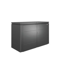 COPRIBIDONE O PORTATTREZZI BIOHORT "HIGHBOARD 200" IN ACCIAIO ZINCATO GRIGIO SCURO METALLIZZATO - COD. 73025
