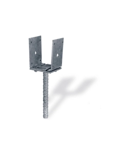 SUPPORTO PER PALI REGOLABILE 65 - 150 MM.