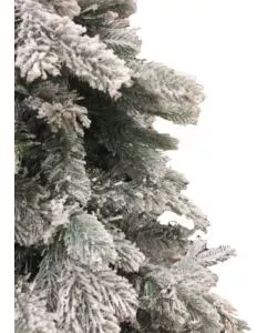 ALBERO DI NATALE "FIOCCO NEVE" CON 1589 RAMI AD AGGANCIO, 210 CM