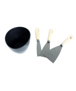 SET PER STUCCARE, 3 SPATOLE + SCODELLA