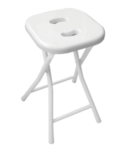 SGABELLO RICHIUDIBILE COLORE BIANCO.