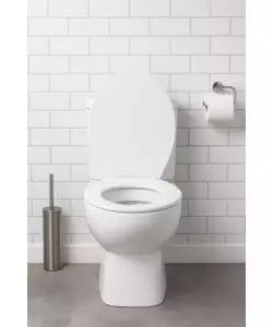 SEDILE WC "SLOW-CLOSE" BIANCO 37X45,6 CM