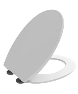 SEDILE WC "SLOW-CLOSE" BIANCO 37X45,6 CM