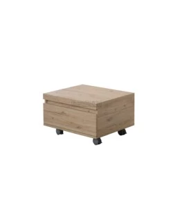 CASSETTIERA SU RUOTE "SHELF" 1 CASSETTO ROVERE, 58X48X29,5 CM