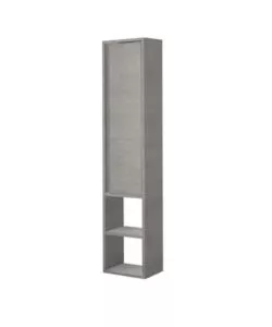 PENSILE SOSPESO PER BAGNO "SHELF" CEMENTO, 30X24X150 CM