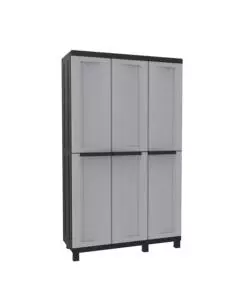 ARMADIO ALTO IN RESINA "TWIST BLACK 102A", 102X39X170 CM