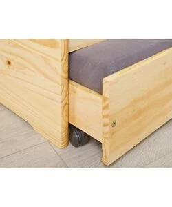 LETTO SINGOLO 3 IN 1 IN PINO MASSELLO 90X200 CM