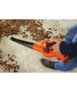 SOFFIATORE DA GIARDINO BLACK + DECKER "GWC1820PC-QW" CON BATTERIA AL LITIO POWER COMMAND 18V 2.0AH.