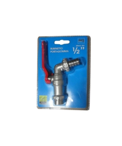 RUBINETTO PORTAGOMMA, SFERA DA 1/2" - IN BLISTER 1/2"