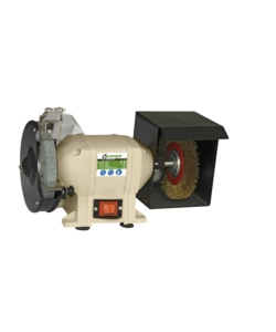 MOLA SMERIGLIATRICE DA BANCO CON SPAZZOLA PULITRICE 250 W - COMPA
