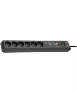 MULTIPRESA CON 6 PRESE SCHUKO A SPINA CON INTERRUTTORE ON/OFF - BRENNENSTUHL