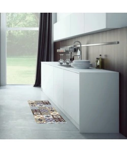 TAPPETO VINILICO STAMPATO "CROMA HIDRAULICO", 50X140 CM