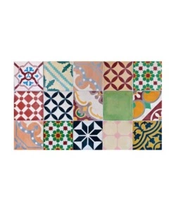 TAPPETO VINILICO STAMPATO "MOSAICO", 45X75 CM