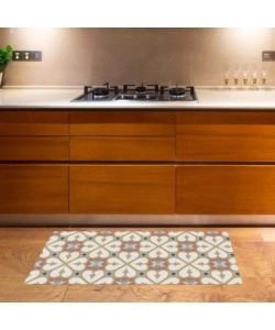 TAPPETO VINILICO STAMPATO "BCN COLOR", 50X110 CM