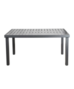 TAVOLO DA ESTERNO EUROGARDEN IN ALLUMINIO GRIGIO 152x90x75 CM
