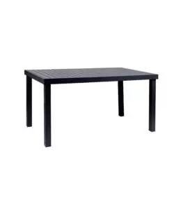 TAVOLO DA ESTERNO EUROGARDEN IN ALLUMINIO ANTRACITE 152x90x75 CM