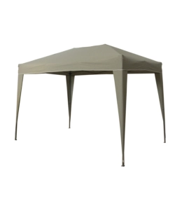 GAZEBO DA ESTERNO PIEGHEVOLE EUROGARDEN IN ACCIAIO TAUPE 2X3 M