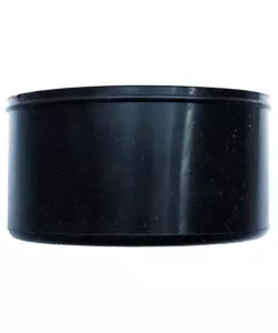 TUBO TAPPO CONDENSA CON SCARICO FUMI DN 80 NERO SMALTATO