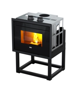INSERTO CAMINO A PELLET CANALIZZATO CANADIAN STOVE "13C" 12 KW