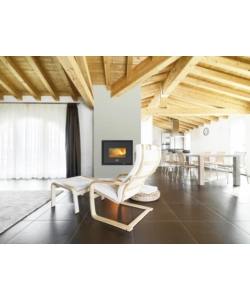 TERMOSTUFA A PELLET DA INCASSO CANADIAN STOVE "IDRO17" 16,5 KW