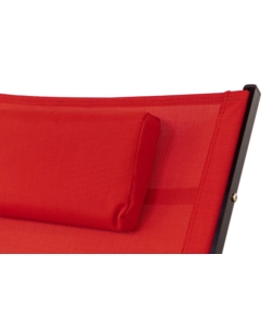 SDRAIO DONDOLO DA ESTERNO EUROGARDEN "RELAXING" IN ALLUMINIO E TEXTILENE ROSSO 62X119X86 CM