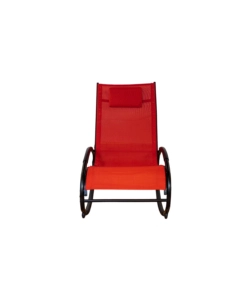 SDRAIO DONDOLO DA ESTERNO EUROGARDEN "RELAXING" IN ALLUMINIO E TEXTILENE ROSSO 62X119X86 CM