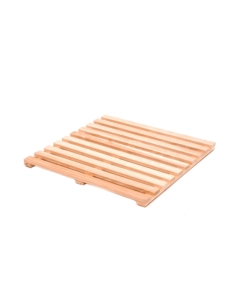 PEDANA DOCCIA ANTISCIVOLO IN LEGNO - DIM. 60X60 CM