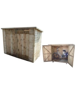 ARMADIO RIPOSTIGLIO DA ESTERNO IN LEGNO 212X100X140/158 CM