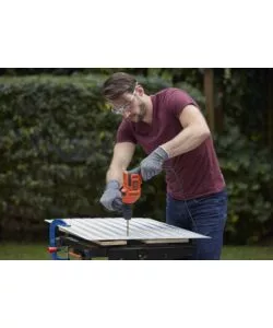 TRAPANO A PERCUSSIONE ELETTRICO BLACK+DECKER "BEH200-QS" 500 W
