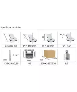 COMPA - TRAFORO ELETTRICO OSCILLANTE PER LEGNO 85 W LAMA DA 133 MM.