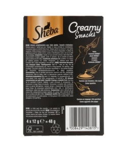 SHEBA - SNACK PER GATTI CREAMY MANZO