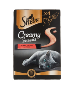 SHEBA - SNACK PER GATTI CREAMY MANZO