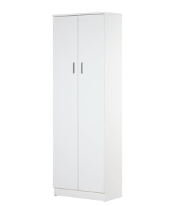 ARMADIETTO 2 ANTE BIANCO,62X183X34 CM