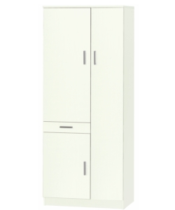 MOBILE PORTA BIANCHERIA BIANCO, 77X183X34 CM