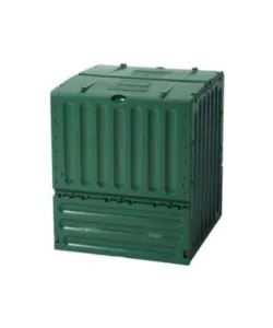 BIDONE COMPOSTIERA DA ESTERNO IN POLIPROPILENE RICICLATO COLORE VERDE, 600 LITRI