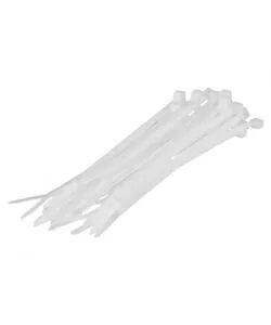 FASCETTE PER CABLAGGI INTERNI ED ESTERNI COLORE BIANCO, 25 PEZZI